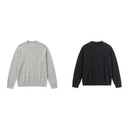 ライトパイル　クルーネック　ニット　N1727