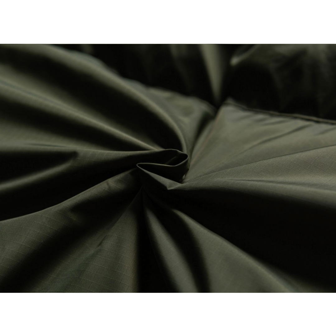 ナイロン　スラッシュポケット　ダウン　フードジャケット　N887