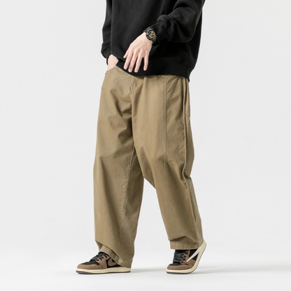 ステッチタック　チノ　ワイドパンツ　N1240