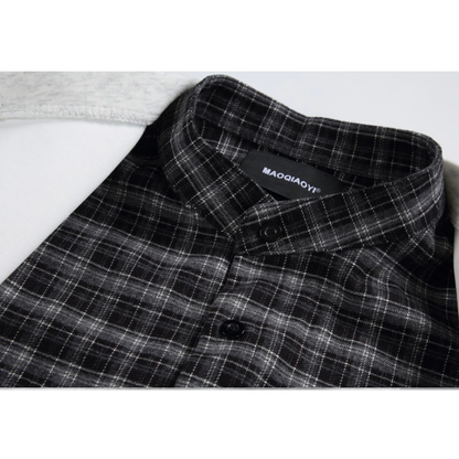 フェイクレイヤード　スウェットカーディガン　N1264