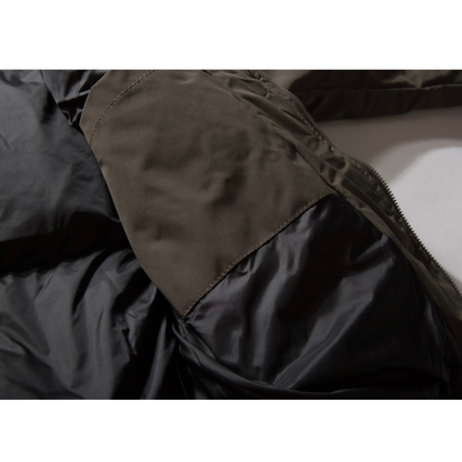 ホワイトダウン　ミニマル　フードジャケット　N945