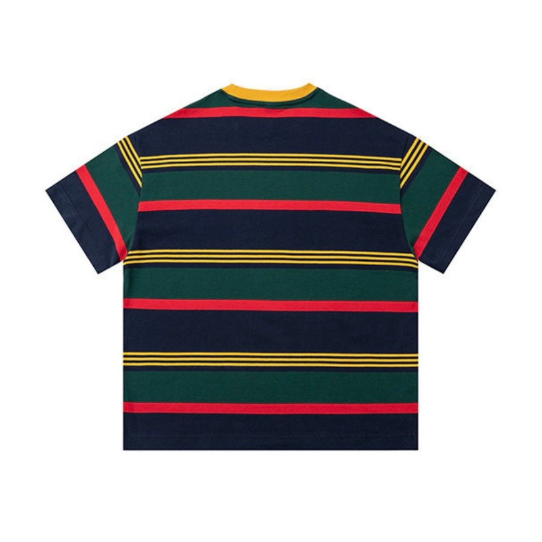 マルチカラー　ボーダーTシャツ　N1464