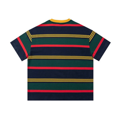 マルチカラー　ボーダーTシャツ　N1464