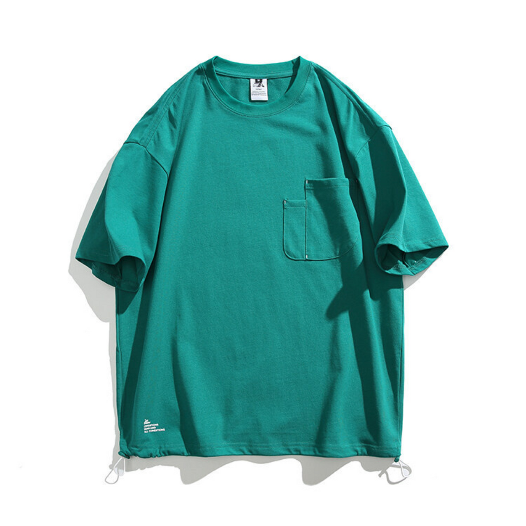 ストレンジ胸ポケット Tシャツ N234 グリーン