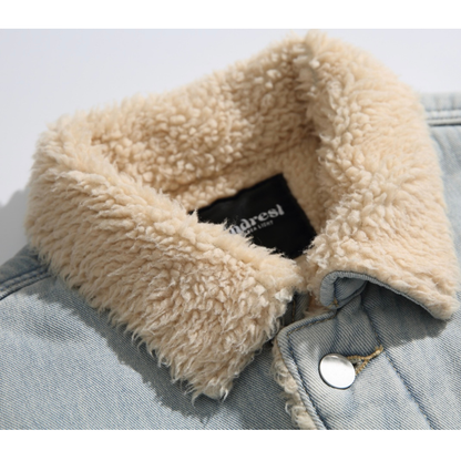 ボアライナー　ブルーデニムジャケット　N832