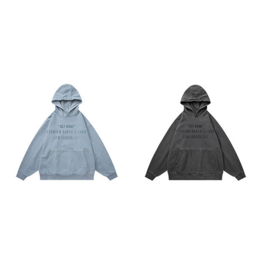 【ACT NOW!】フェード　スウェットパーカー　N996