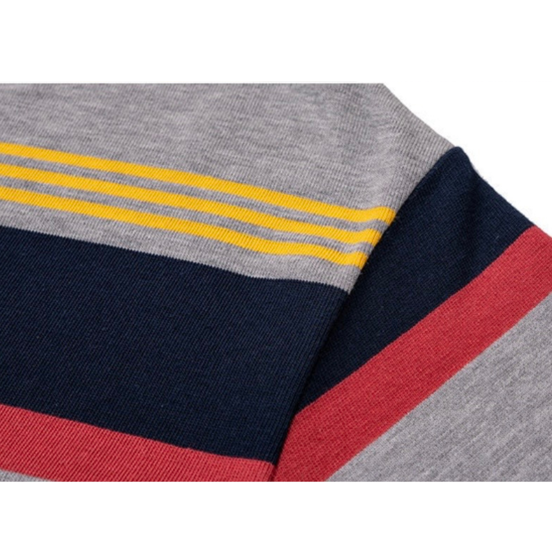 マルチカラー　ボーダーTシャツ　N1464