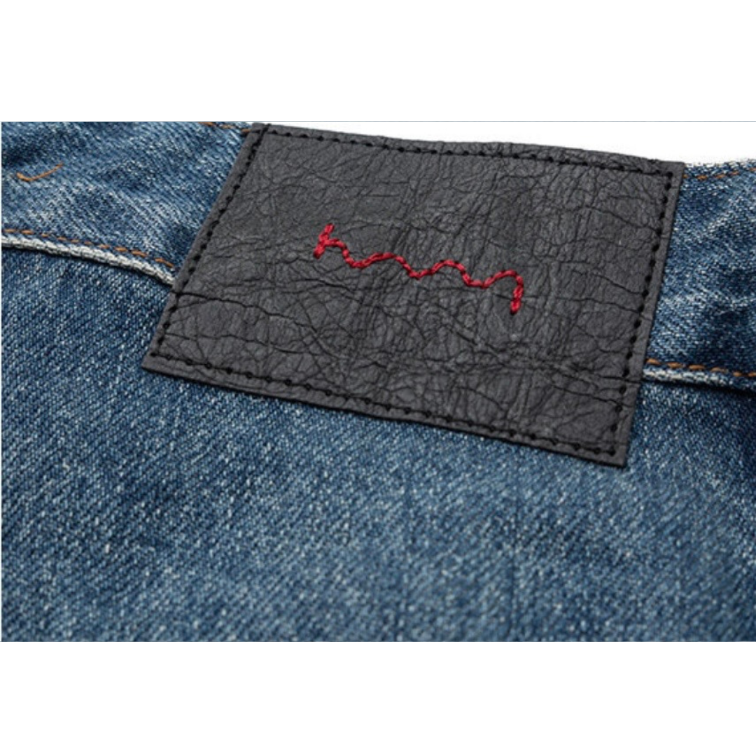 ダブルニー　ブロークンデニム　ワイドパンツ　N1245