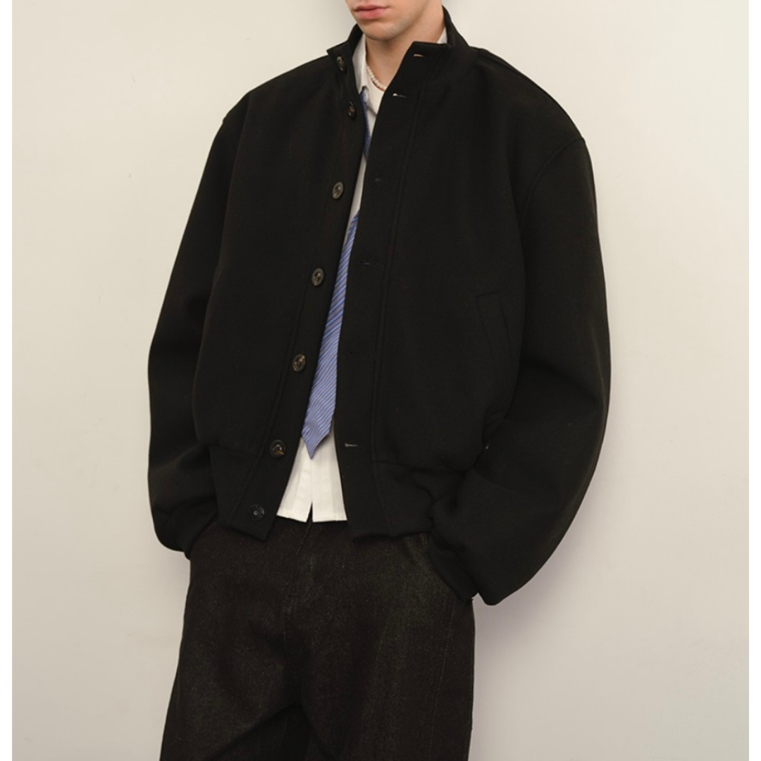 ライナーキルティング　スタンドカラー　ジャケット　N935