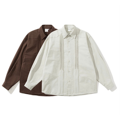 イレギュラータックフロント　シャツ　N1261