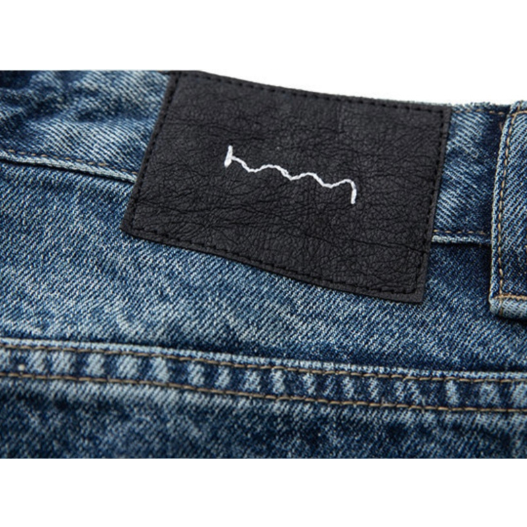 ダメージデニム　ワイド　パンツ　N991