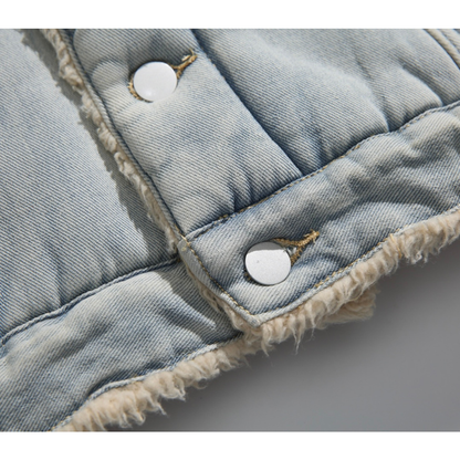 ボアライナー　ブルーデニムジャケット　N832