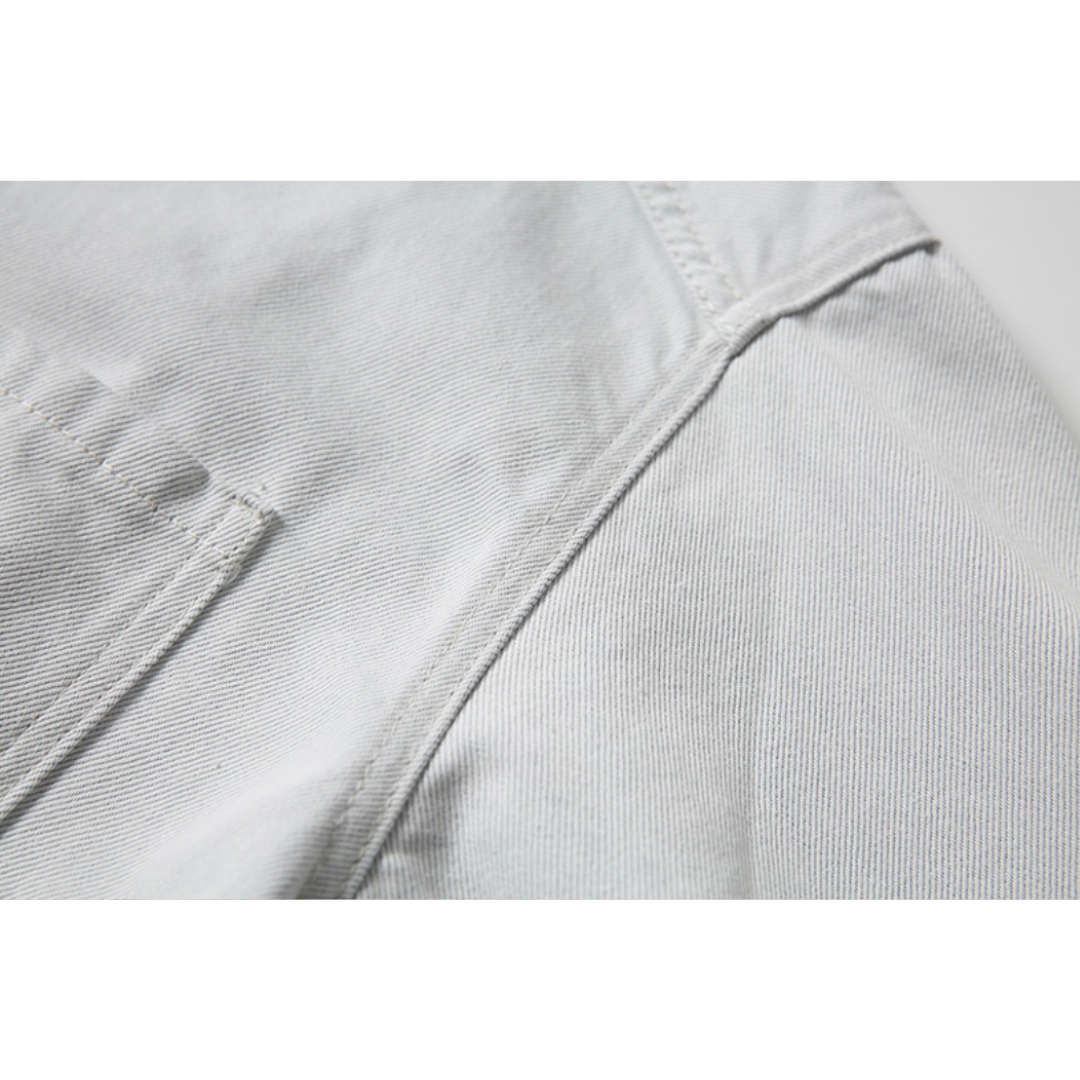 ダメージ　デニム　シャツジャケット　N1095