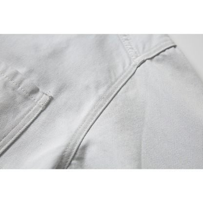 ダメージ　デニム　シャツジャケット　N1095