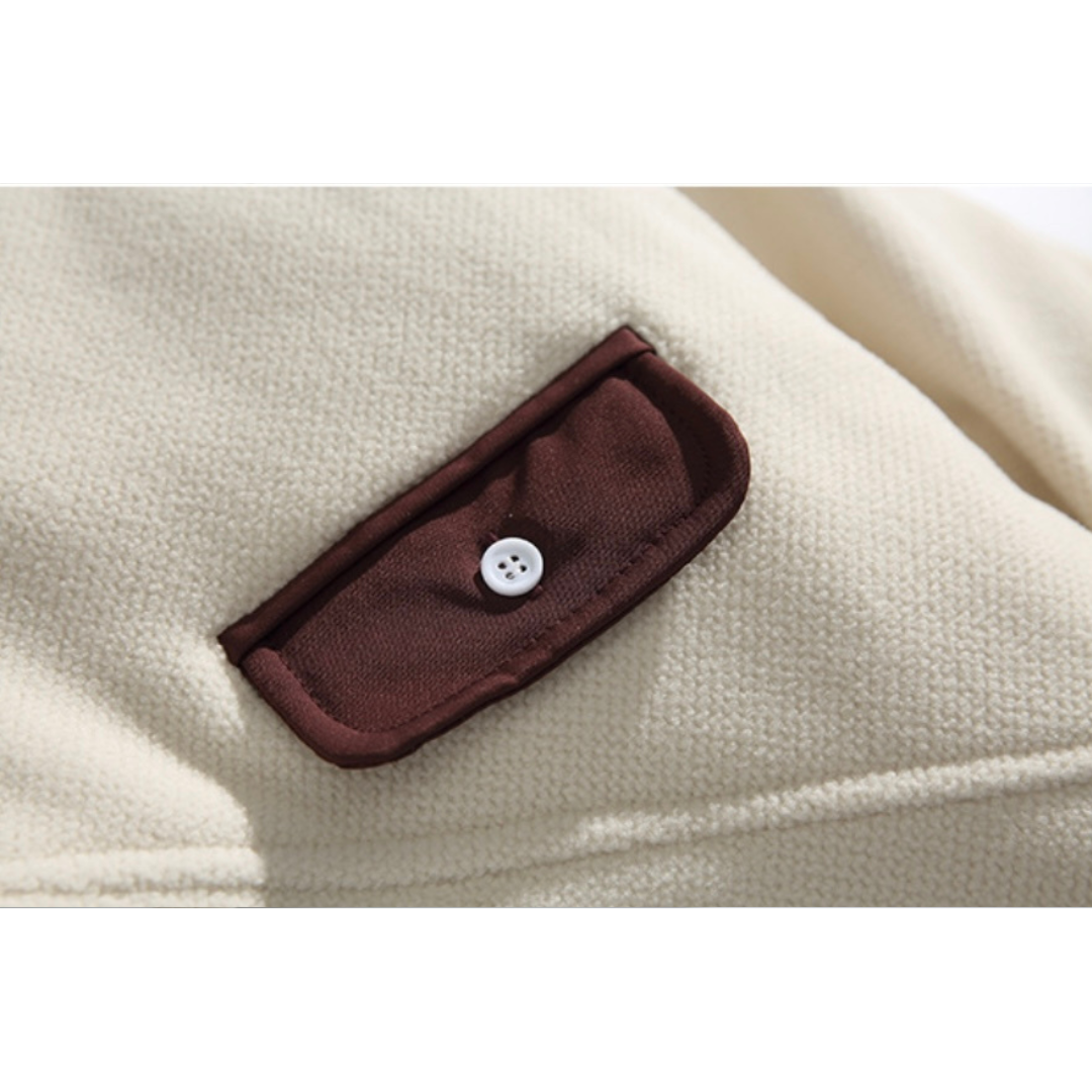 起毛PE　パテッド　スタンドカラージャケット　N946