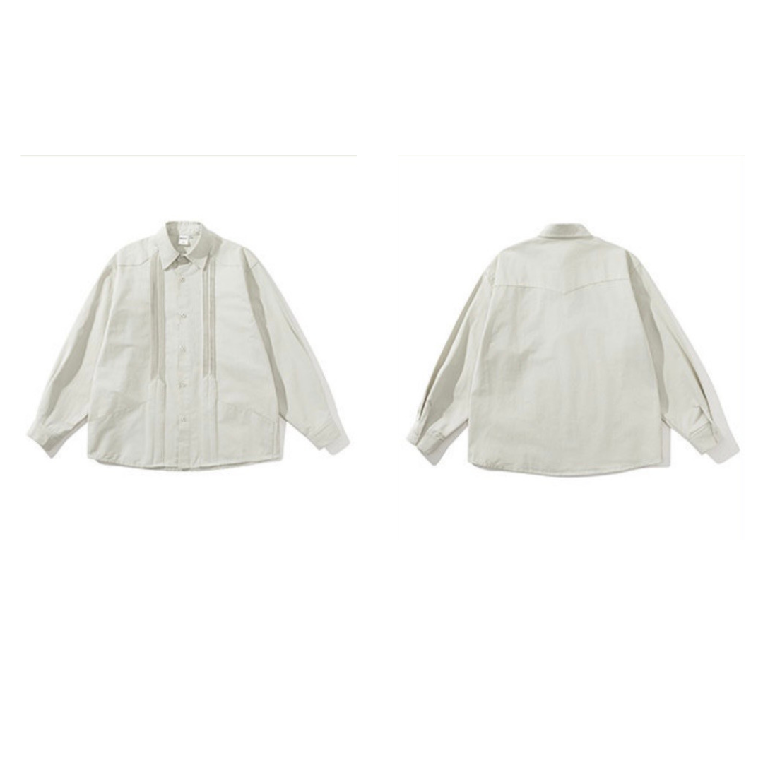 イレギュラータックフロント　シャツ　N1261