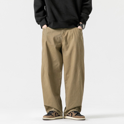 ステッチタック　チノ　ワイドパンツ　N1240