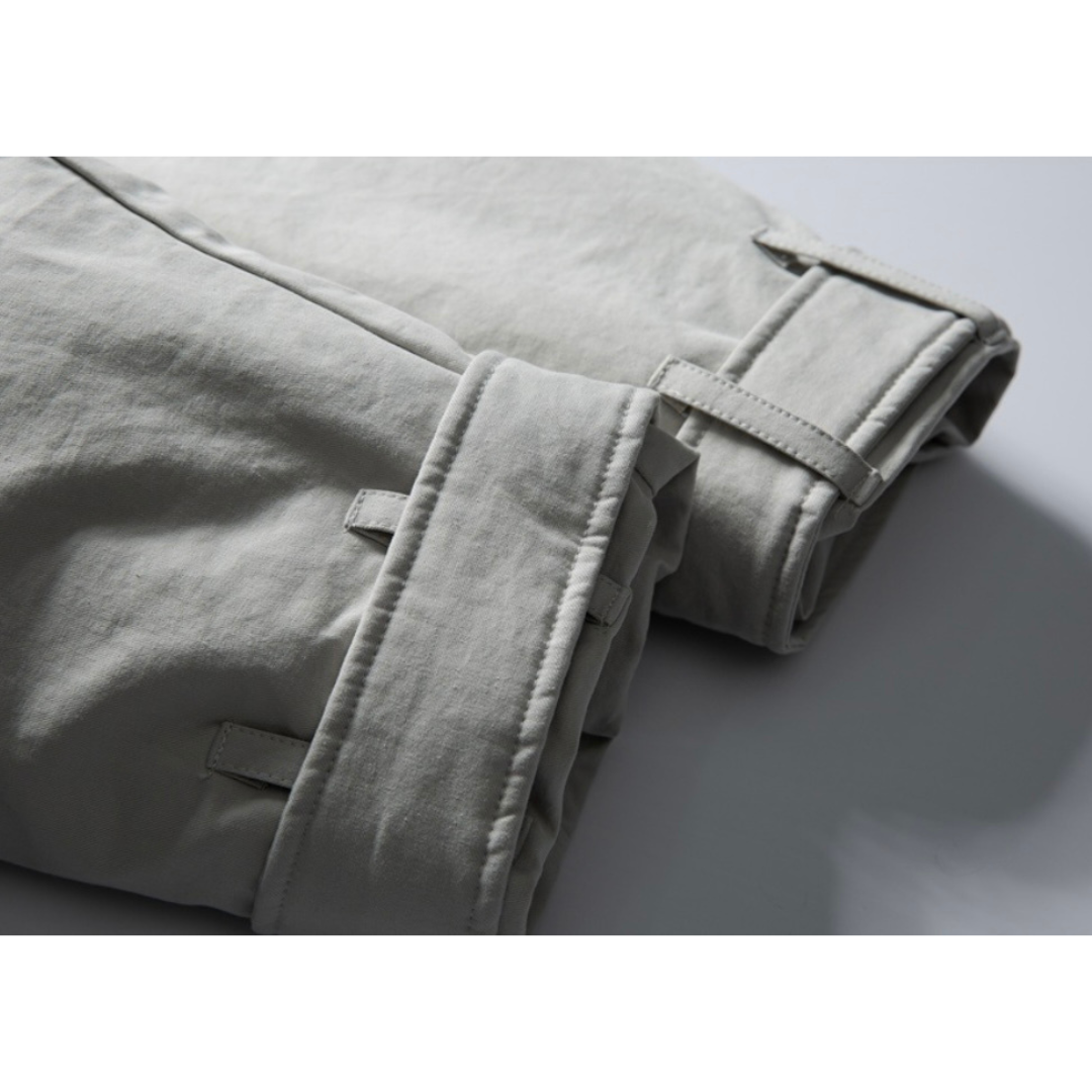 パテッド　スタンドカラー　ライダースジャケット　N1011