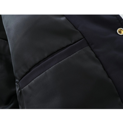 スナップボタン　スタンドカラージャケット　N889