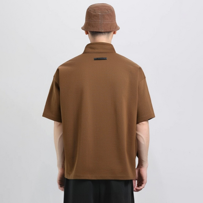 Slub Pile Skipper Polo Shirt N387