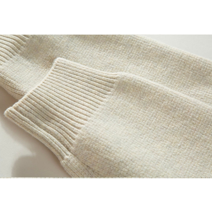 起毛天竺編み　ポロカラー　ニット　N903