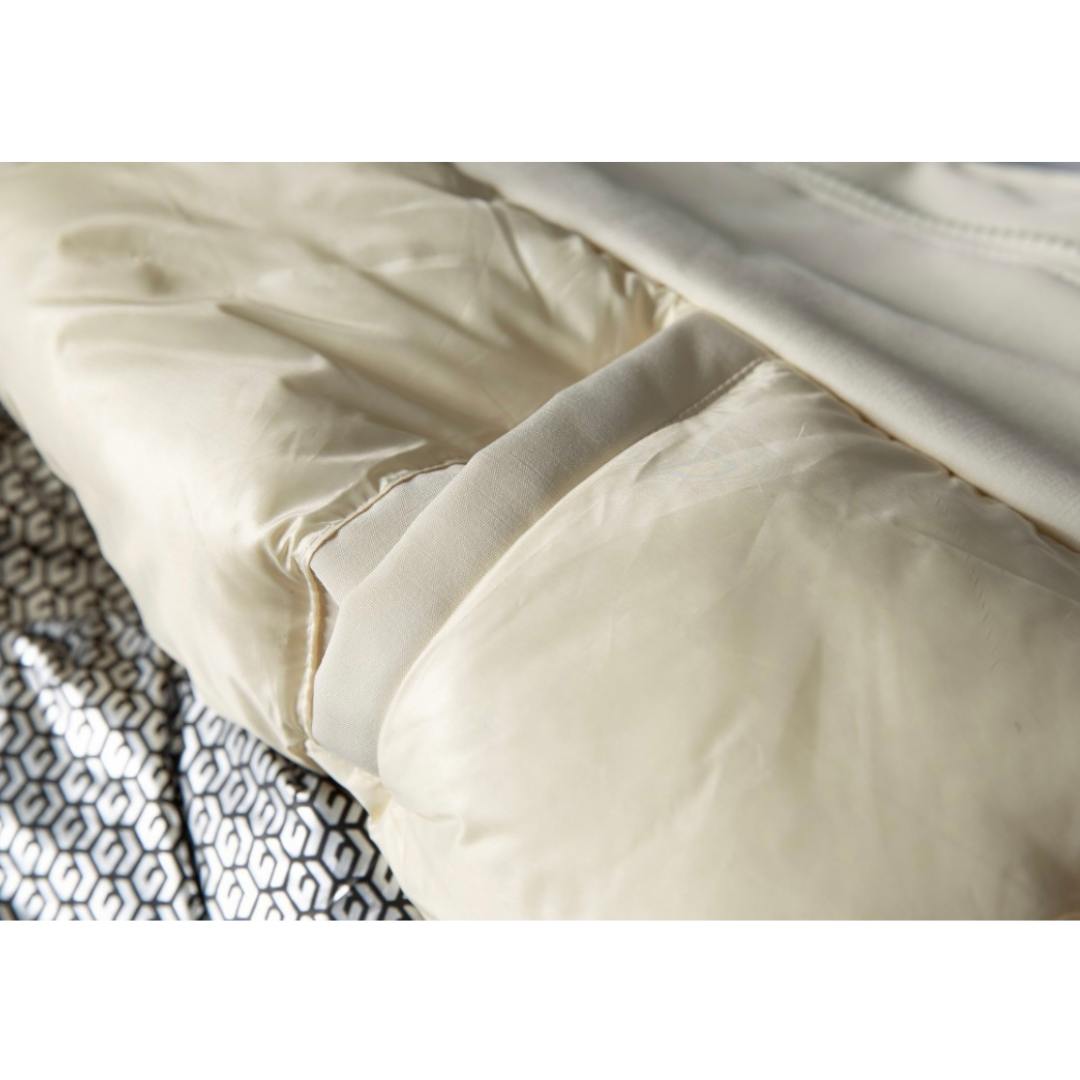 ホワイトダウン　保温ライナー　ファーフード　ジャケット　N899