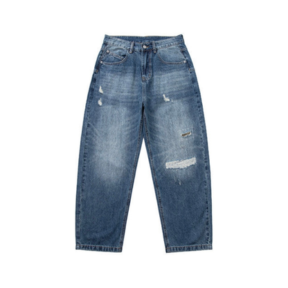 ダメージデニム　ワイド　パンツ　N990