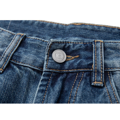 ダメージデニム　ワイド　パンツ　N990