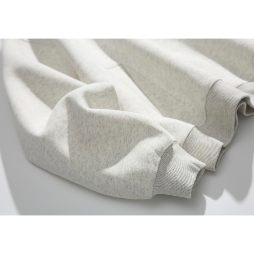 ハーフボタン　スウェット　フードプルオーバー　N1069