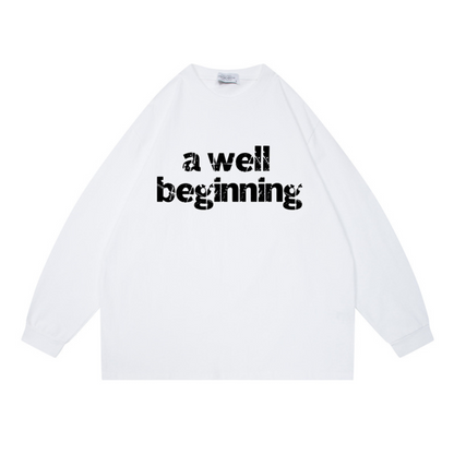 【a well beginning】ロングスリーブ　Tシャツ　N215