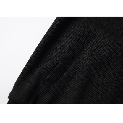 ストレッチポリエステル　ジップカーディガン　N1091