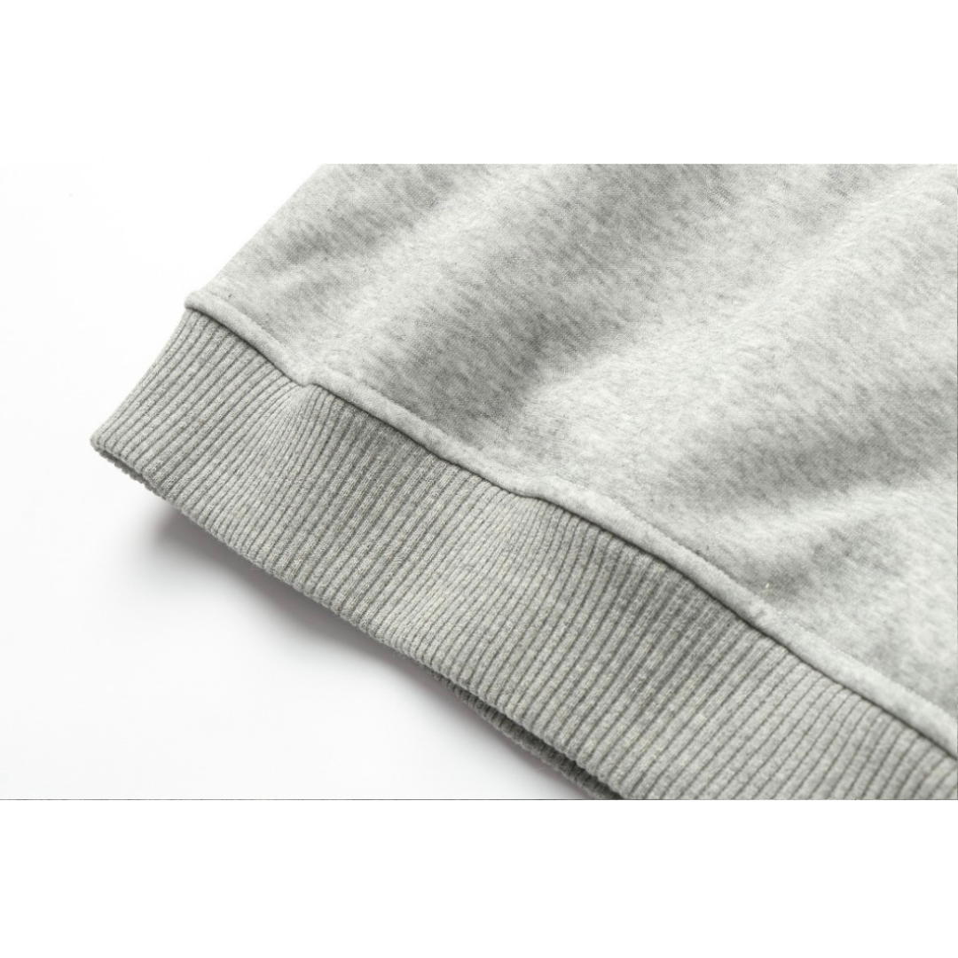 リブカラー　ハーフジップ　スウェット　N982