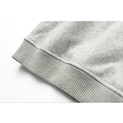 リブカラー　ハーフジップ　スウェット　N982