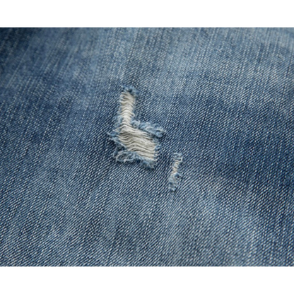 ダメージデニム　ワイド　パンツ　N990