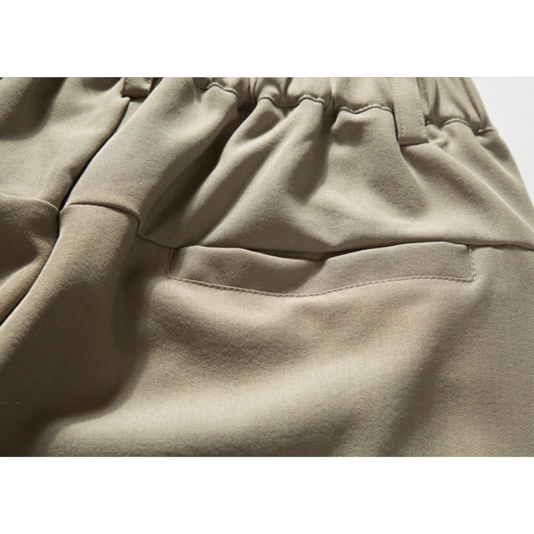 ストレッチ　タックワイド　イージーショートパンツ　N1558