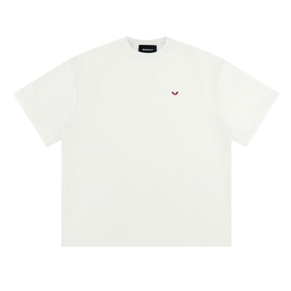 ワンポイントハート　コットンポリ　Tシャツ　N1578