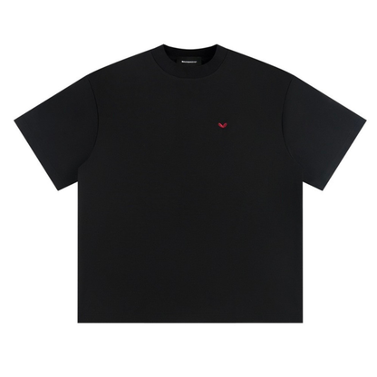 ワンポイントハート　コットンポリ　Tシャツ　N1578