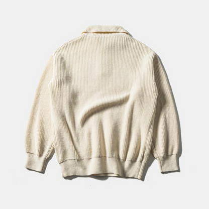 リブニット　ポロシャツ　N611