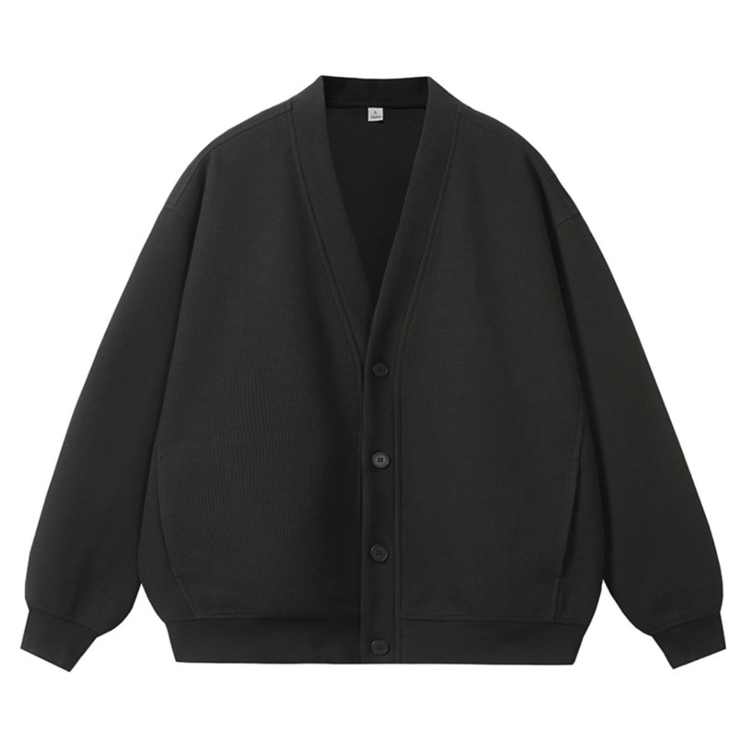 ワッフル裏毛　カーディガン　N1283