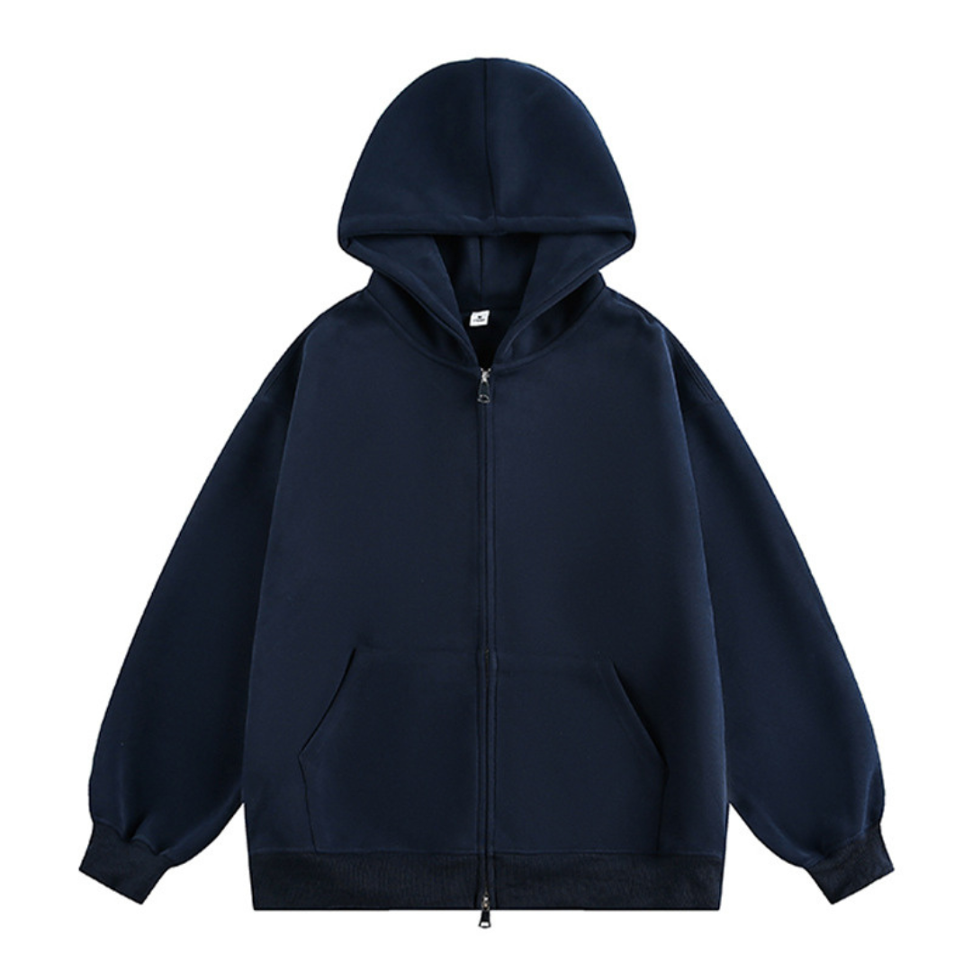 ヘビーウェイト　ダブルジップ　スウェットパーカー　N1147