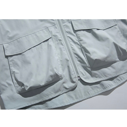 ポリエステル布帛　ユーティリティ　カーディガン　N1083