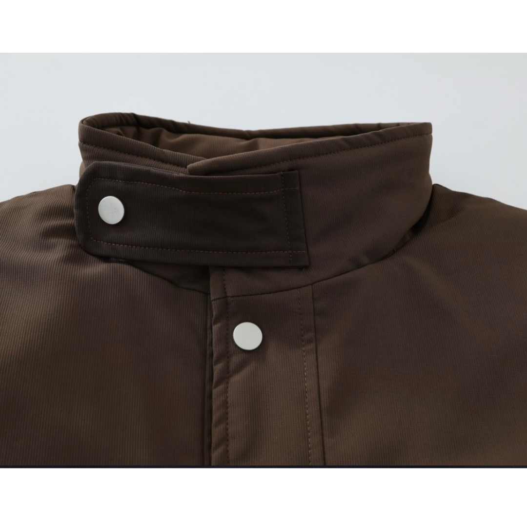 スナップボタン　スタンドカラージャケット　N889