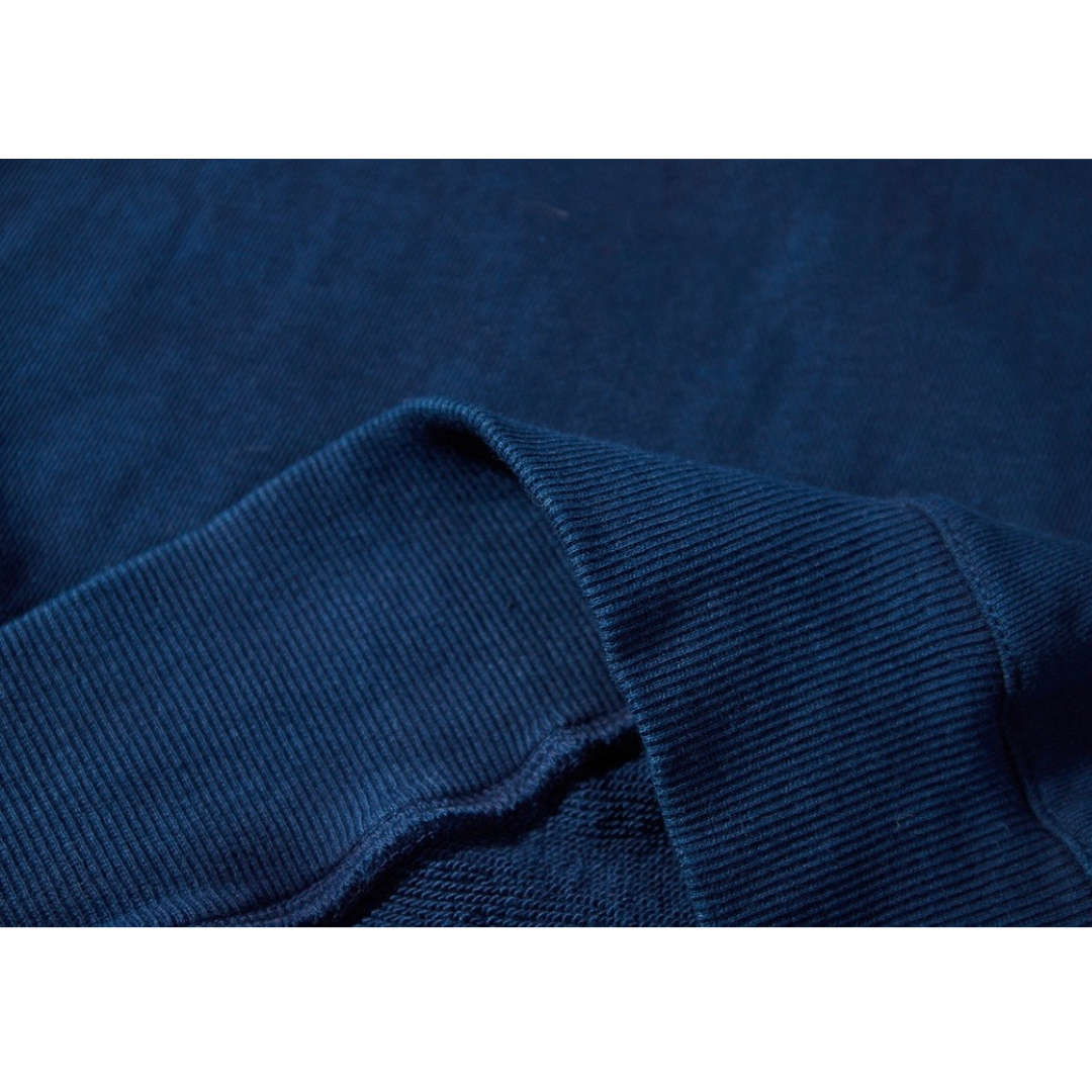 インディゴ染料め　クルーネックスウェット　N1321