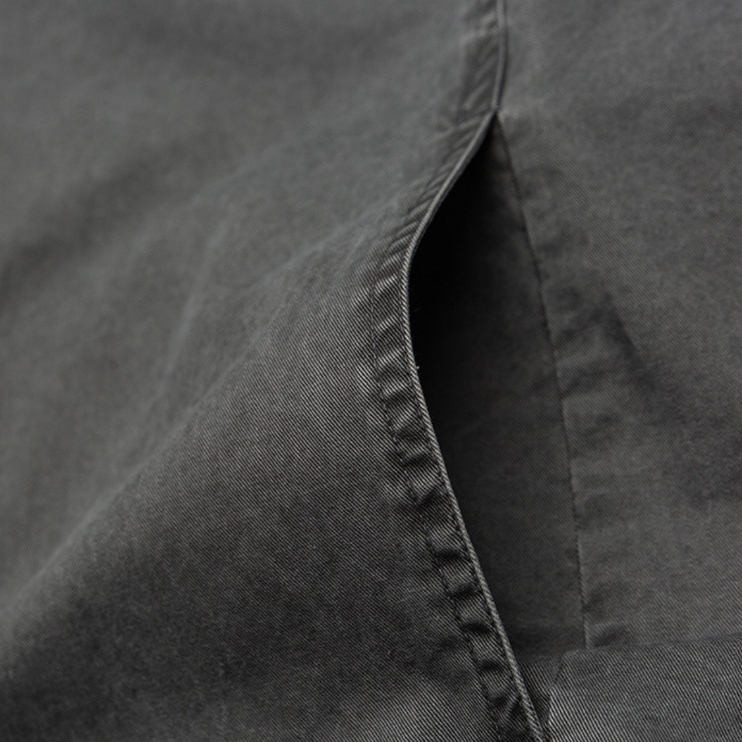 Elbow patch snap button jacket N002