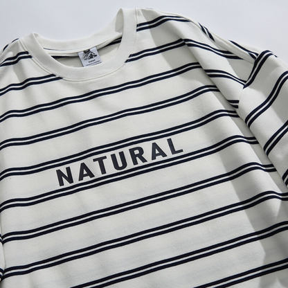 【NATURAL】ロゴ　プリントTシャツ　N236