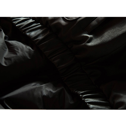 ダウンライナー　PUレザー　フライトジャケット　N816