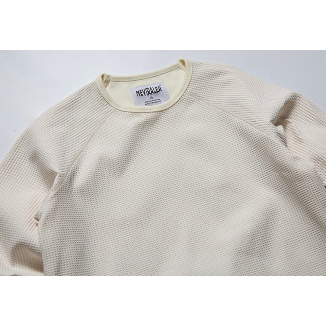 速乾ワッフル　長袖Ｔシャツ　N1232