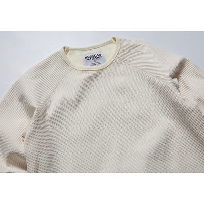 速乾ワッフル　長袖Ｔシャツ　N1232