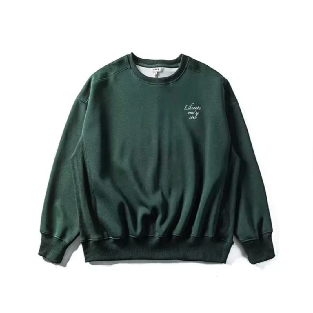 レターロゴ　クルーネックスウェット　N1225