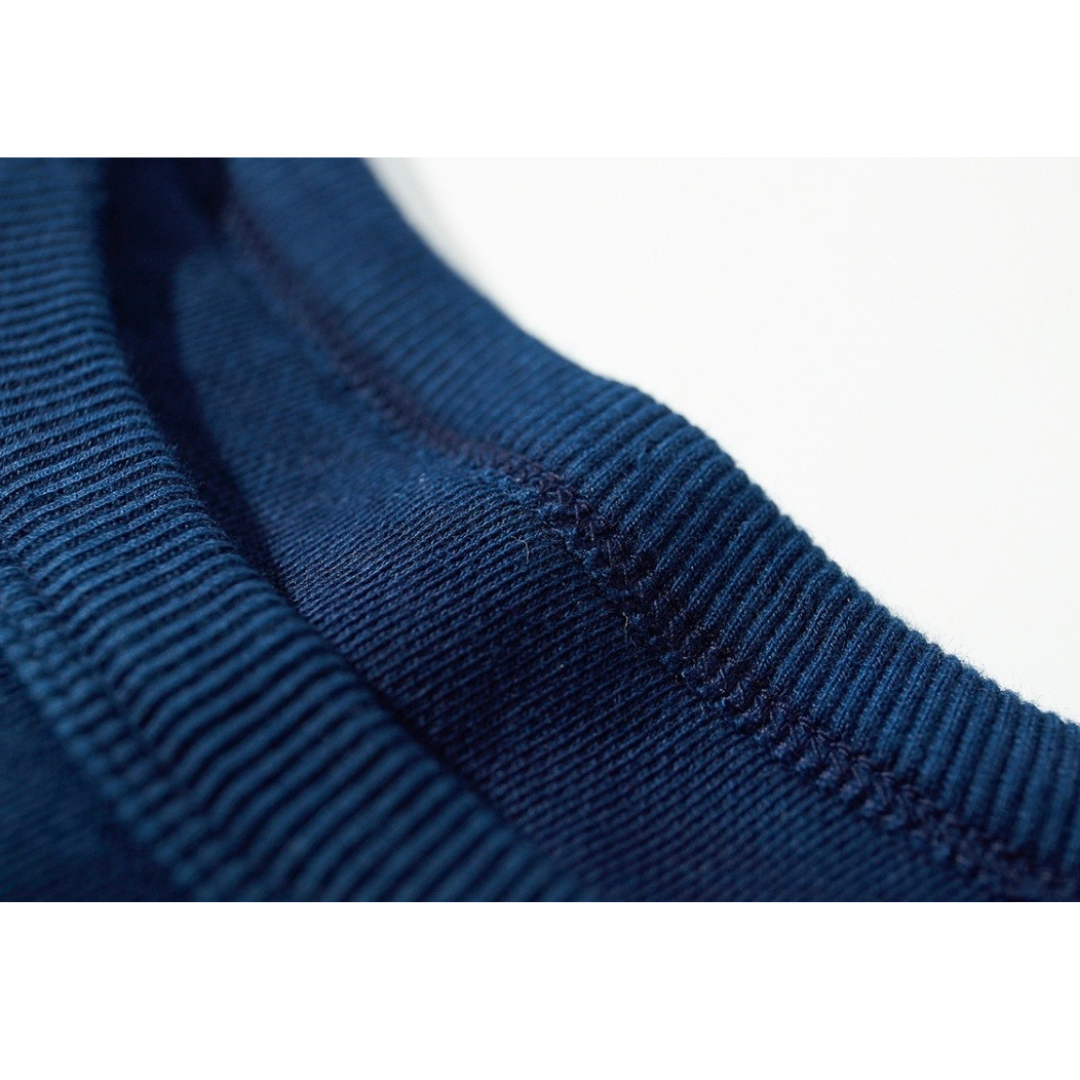 インディゴ染料め　クルーネックスウェット　N1321